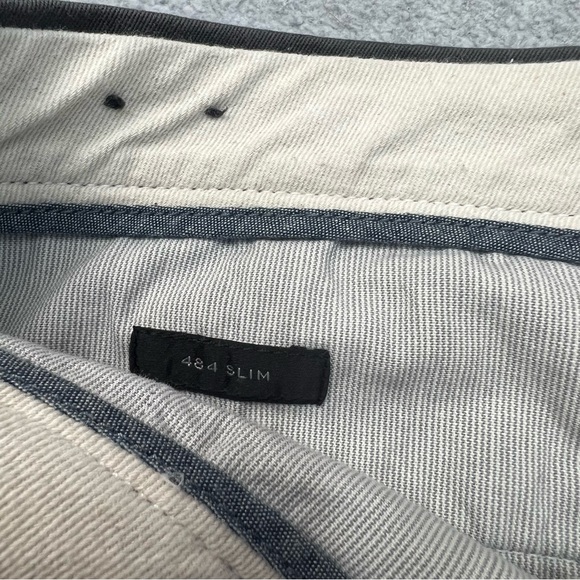 J Crew Pants Mens 32x34 Gray 484 Slim Chinos Stretch Twill Canvas Preppy - Picture 8 of 9